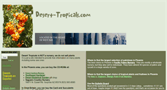 Desktop Screenshot of desert-tropicals.com